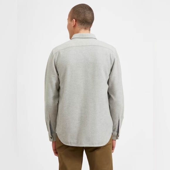 EVERLANE The Heavyweight Overshirt Heathered Gray XS - Picture 3 of 11